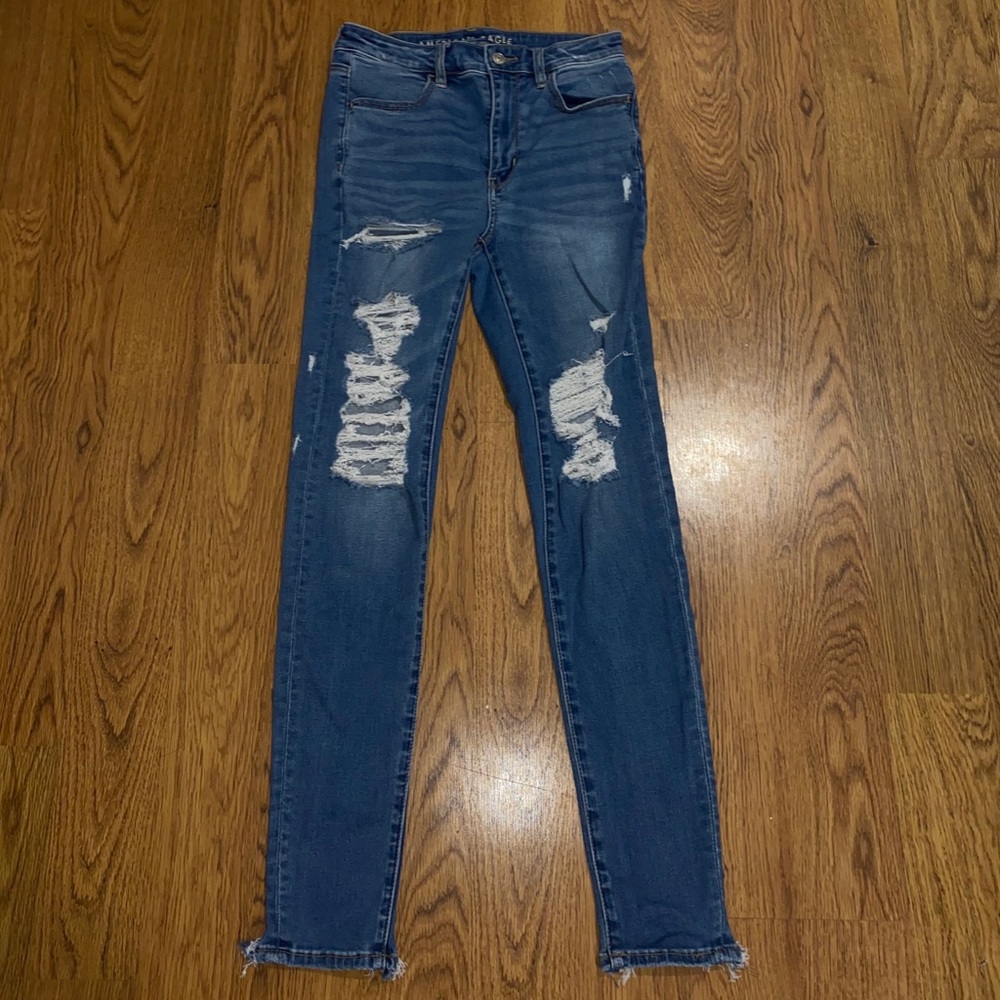 Blue Jeans with Rips